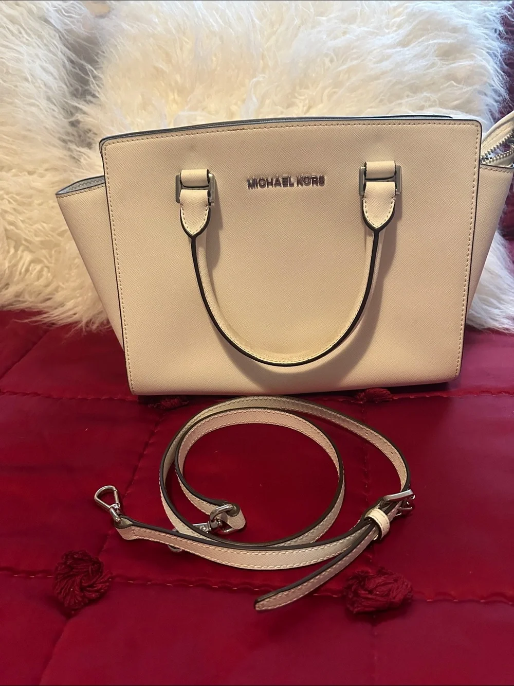 Michael Kors white leather bag - Picture 5 of 6